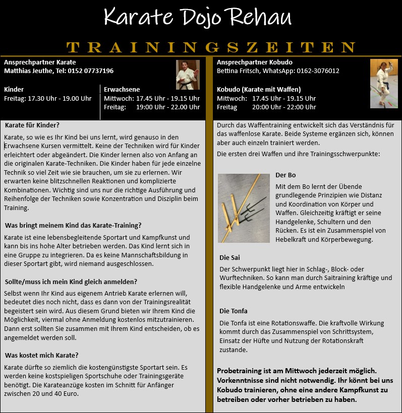 Karate - TV Rehau 1884